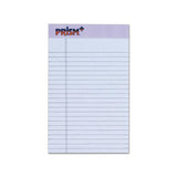 Prism + Writing Pads, Narrow Rule, 5 X 8, Pastel Orchid, 50 Sheets, 12-pack