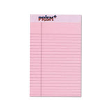 Prism + Writing Pads, Narrow Rule, 5 X 8, Pastel Pink, 50 Sheets, 12-pack