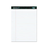Docket Ruled Perforated Pads, Wide-legal Rule, 8.5 X 11.75, White, 50 Sheets, 12-pack