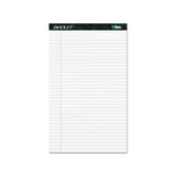 Docket Ruled Perforated Pads, Wide-legal Rule, 8.5 X 14, White, 50 Sheets, 12-pack