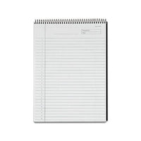 Docket Diamond Top-wire Planning Pad, Wide-legal Rule, Black, 8.5 X 11.75, 60 Sheets