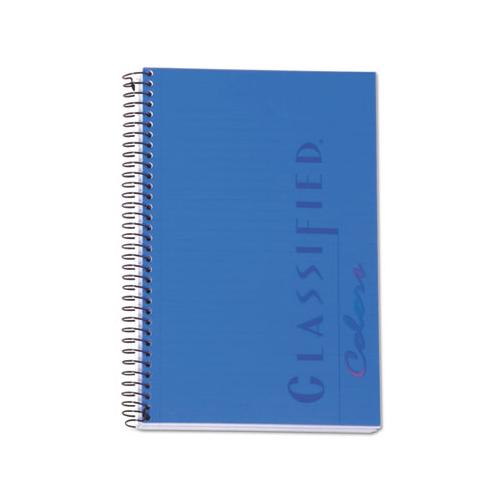 Color Notebooks, 1 Subject, Narrow Rule, Indigo Blue Cover, 8.5 X 5.5, 100 Sheets