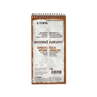 Second Nature Recycled Notebooks, Gregg Rule, 4 X 8, White, 70 Sheets