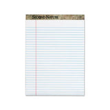 Second Nature Recycled Pads, Wide-legal Rule, 8.5 X 11.75, White, 50 Sheets, Dozen