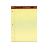 "the Legal Pad" Ruled Pads, Wide-legal Rule, 11.75 X 8.5, Canary, 50 Sheets, Dozen