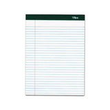 Double Docket Ruled Pads, Narrow Rule, 8.5 X 11.75, White, 100 Sheets, 4-pack