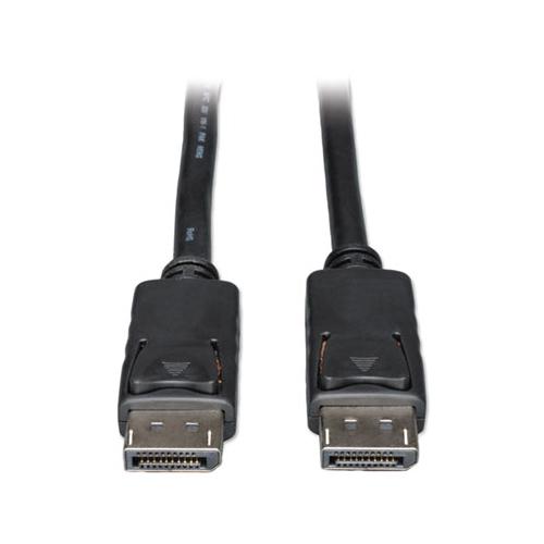 Displayport Cable With Latches (m-m), 4k X 2k 3840 X 2160 @ 60hz, 6 Ft.