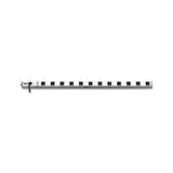 Vertical Power Strip, 12 Outlets, 15 Ft Cord, 36" Length