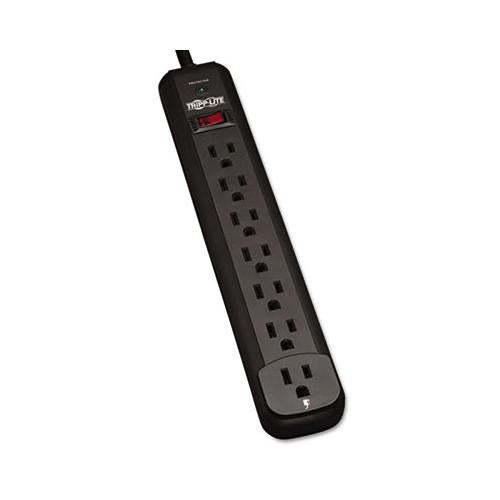 Protect It! Surge Protector, 7 Outlets, 12 Ft Cord, 1080 Joules, Black