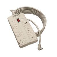 Protect It! Surge Protector, 8 Outlets, 25 Ft Cord, 1440 Joules, Light Gray