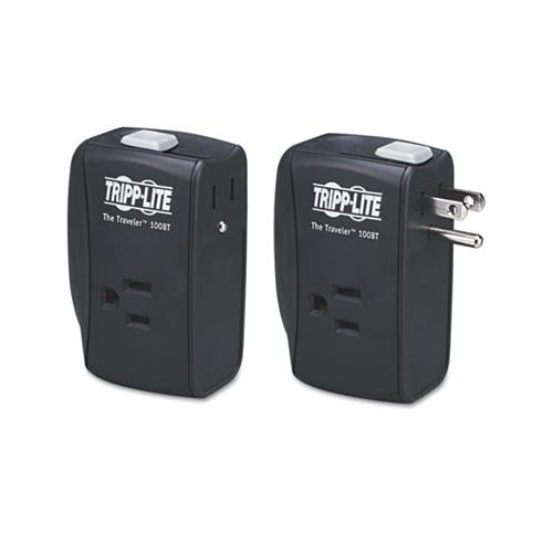 Protect It! Portable Surge Protector, 2 Outlets, Direct Plug-in, 1050 Joules