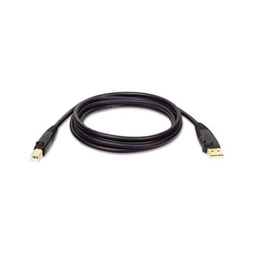 Usb 2.0 A-b Cable (m-m), 10 Ft., Black