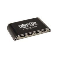 Usb 2.0 Hub, 4 Ports, Black-silver