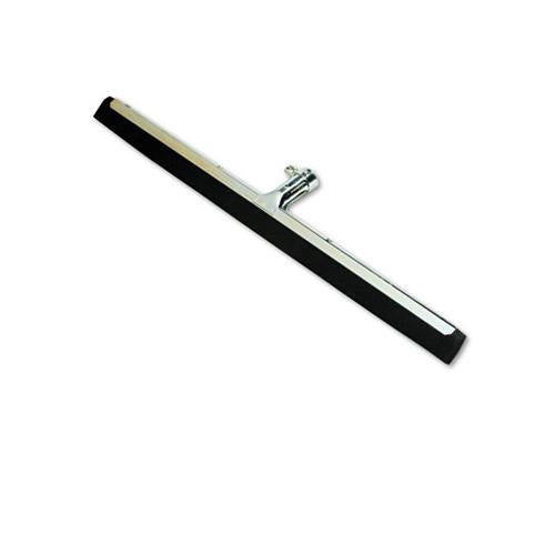 Water Wand Standard Floor Squeegee, 22" Wide Blade, Black Rubber, Insert Socket