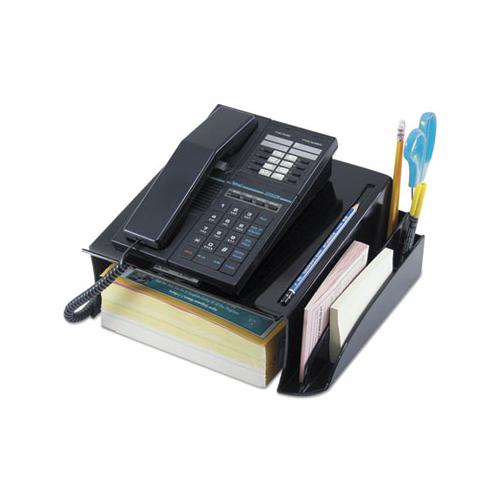 Telephone Stand And Message Center, 12 1-4 X 10 1-2 X 5 1-4, Black