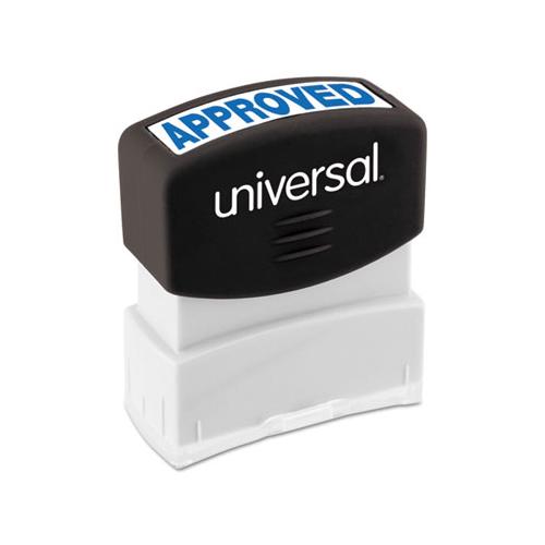 Message Stamp, Approved, Pre-inked One-color, Blue