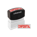 Message Stamp, Confidential, Pre-inked One-color, Red