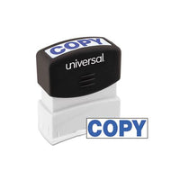 Message Stamp, Copy, Pre-inked One-color, Blue