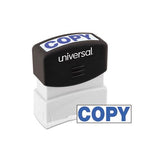 Message Stamp, Copy, Pre-inked One-color, Blue