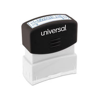 Message Stamp, E-mailed, Pre-inked One-color, Blue