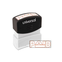 Message Stamp, Paid, Pre-inked One-color, Red