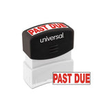 Message Stamp, Past Due, Pre-inked One-color, Red