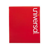 Four-section Pressboard Classification Folders, 1 Divider, Letter Size, Red, 10-box