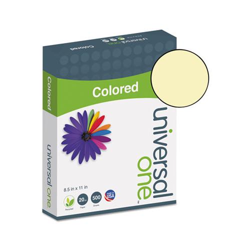 Deluxe Colored Paper, 20lb, 8.5 X 11, Canary, 500-ream