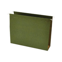 Box Bottom Hanging File Folders, Letter Size, 1-5-cut Tab, Standard Green, 25-box