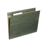 Hanging File Folders, Legal Size, 1-5-cut Tab, Standard Green, 25-box