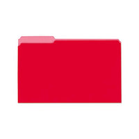 Interior File Folders, 1-3-cut Tabs, Legal Size, Red, 100-box