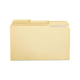 Double-ply Top Tab Manila File Folders, 1-3-cut Tabs, Legal Size, 100-box