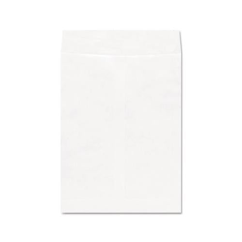Deluxe Tyvek Envelopes, #10 1-2, Square Flap, Self-adhesive Closure, 9 X 12, White, 100-box