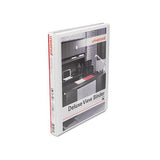 Deluxe Round Ring View Binder, 3 Rings, 0.5" Capacity, 11 X 8.5, White