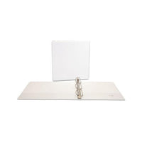 Slant-ring View Binder, 3 Rings, 1.5" Capacity, 11 X 8.5, White