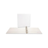 Slant-ring View Binder, 3 Rings, 1.5" Capacity, 11 X 8.5, White