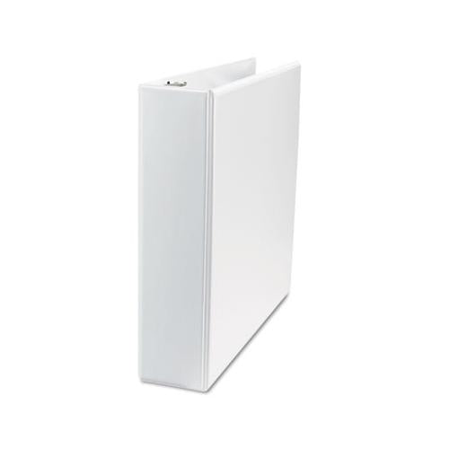 Slant-ring View Binder, 3 Rings, 2" Capacity, 11 X 8.5, White, 4-pack