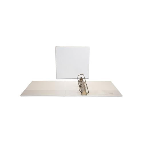 Slant-ring View Binder, 3 Rings, 3" Capacity, 11 X 8.5, White