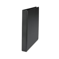 Deluxe Non-view D-ring Binder With Label Holder, 3 Rings, 1" Capacity, 11 X 8.5, Black