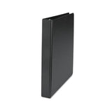 Deluxe Non-view D-ring Binder With Label Holder, 3 Rings, 1" Capacity, 11 X 8.5, Black