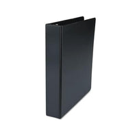Deluxe Non-view D-ring Binder With Label Holder, 3 Rings, 1.5" Capacity, 11 X 8.5, Black