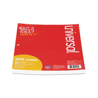Filler Paper, 3-hole, 8.5 X 11, Medium-college Rule, 200-pack
