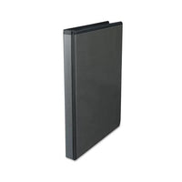 Economy Round Ring View Binder, 3 Rings, 0.5" Capacity, 11 X 8.5, Black
