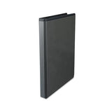 Economy Round Ring View Binder, 3 Rings, 0.5" Capacity, 11 X 8.5, Black