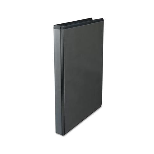 Economy Round Ring View Binder, 3 Rings, 0.5" Capacity, 11 X 8.5, Black