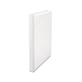 Economy Round Ring View Binder, 3 Rings, 0.5" Capacity, 11 X 8.5, White