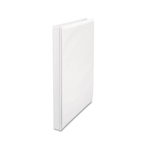 Economy Round Ring View Binder, 3 Rings, 0.5" Capacity, 11 X 8.5, White