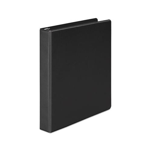 Economy Round Ring View Binder, 3 Rings, 1" Capacity, 11 X 8.5, Black