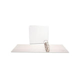 Slant-ring View Binder, 3 Rings, 4" Capacity, 11 X 8.5, White