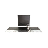 Slant-ring View Binder, 3 Rings, 4" Capacity, 11 X 8.5, Black